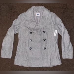 ON Light Grey Heather Peacoat